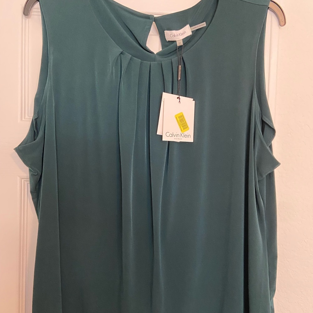 Calvin Klein pleated cami